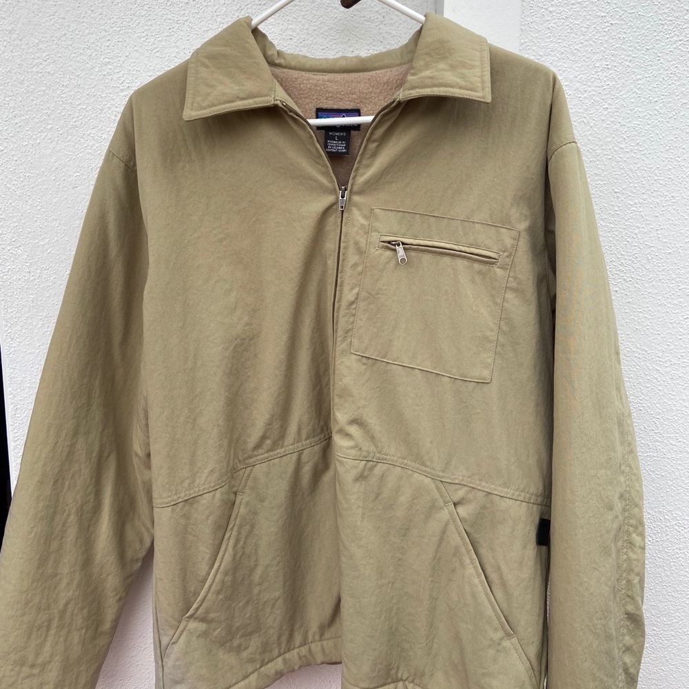 Women’s Patagonia Vintage Minimalistic Sherpa Jacket (Large)